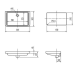Inax Compact Codie 自由咀座廁連水箱及緩降廁板 配 檯底面盆 (IN2407HKB1-WT-0 + YL-2250/BW1) (不包含風琴喉)